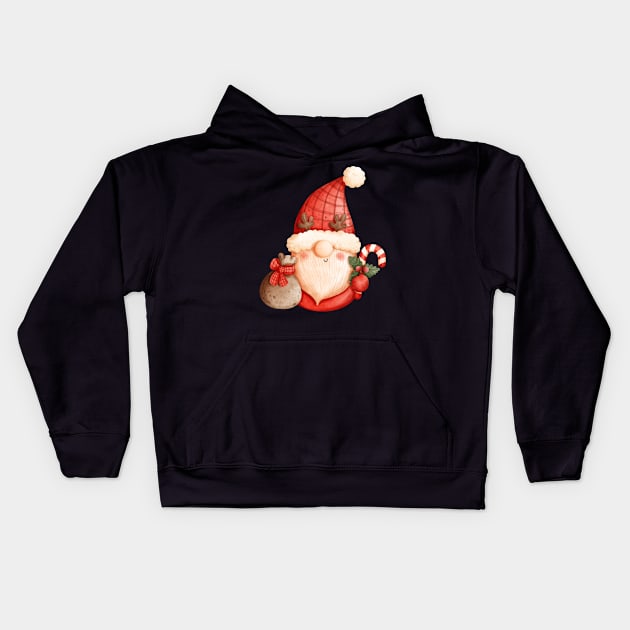 Christmas decorations, christmas gnomes Kids Hoodie by KyrgyzstanShop